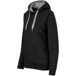 Ladies Solo Hooded Sweater - Grey - Image 2