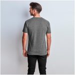 Mens Michigan Melange V-Neck T-Shirt - Image 4
