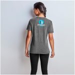 Ladies Michigan Melange V-Neck T-Shirt - Image 2