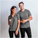 Ladies Michigan Melange V-Neck T-Shirt - Image 4