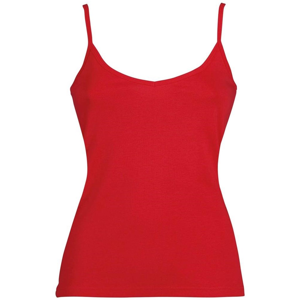 Ladies Lanai Spaghetti Top - Red Ladies Lanai Spaghetti Top - Red - Image 1