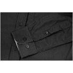 Mens Long Sleeve Warrington Shirt - Black - Image 3