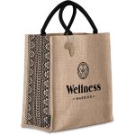 Andy Cartwright Symmetry Jute Tote - Image 4