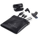 Eva & Elm Plush PU Tech & Accessory Pouch - Image 2