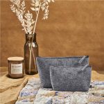Okiyo Kesho Recycled PET Felt Mini Cosmetic Bag - Image 8