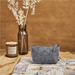 Okiyo Kesho Recycled PET Felt Mini Cosmetic Bag - Image 3