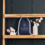 Okiyo Kinchaku Recycled Canvas Drawstring Bag - Image 5