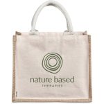 Okiyo Chinsai Midi Jute & Cotton Tote - Image 12