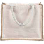 Okiyo Chinsai Midi Jute & Cotton Tote - Image 7