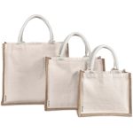 Okiyo Chinsai Midi Jute & Cotton Tote - Image 8