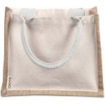 Okiyo Chinsai Mini Jute & Cotton Gift Bag - Image 6