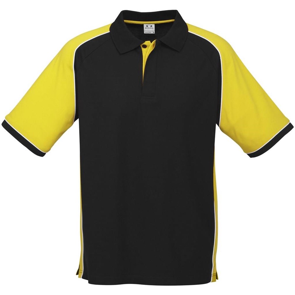 Mens Nitro Golf Shirt - Yellow Mens Nitro Golf Shirt - Yellow - Image 1