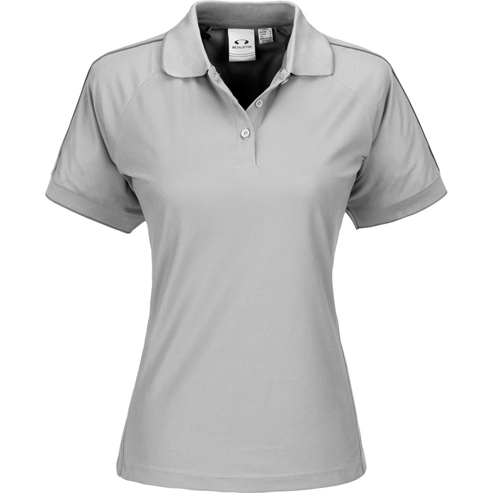 Ladies Resort Golf Shirt - Grey Ladies Resort Golf Shirt - Grey - Image 1