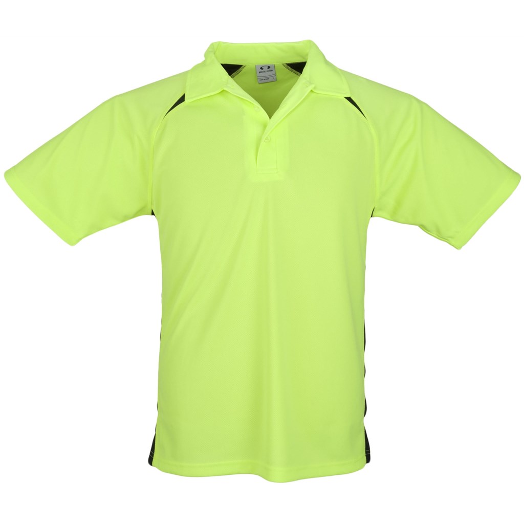 Kids Splice Golf Shirt - Lime Kids Splice Golf Shirt - Lime - Image 1