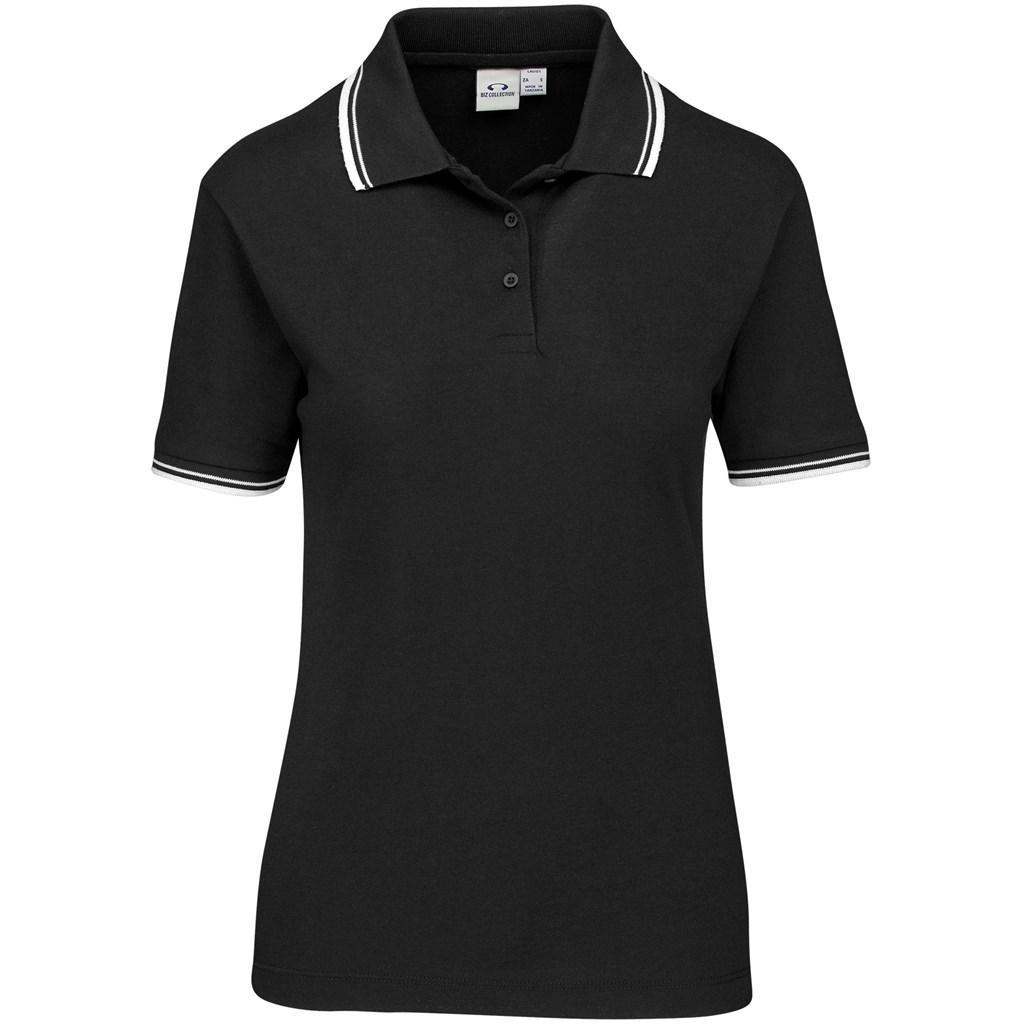 Ladies Cambridge Golf Shirt - Black Ladies Cambridge Golf Shirt - Black - Image 1
