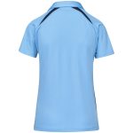 Ladies Splice Golf Shirt - Light Blue - Image 3