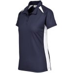 Ladies Splice Golf Shirt - Navy - Image 2