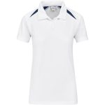 Ladies Splice Golf Shirt - White