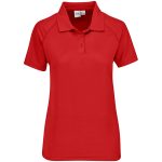 Ladies Sprint Golf Shirt - Red - Image 4