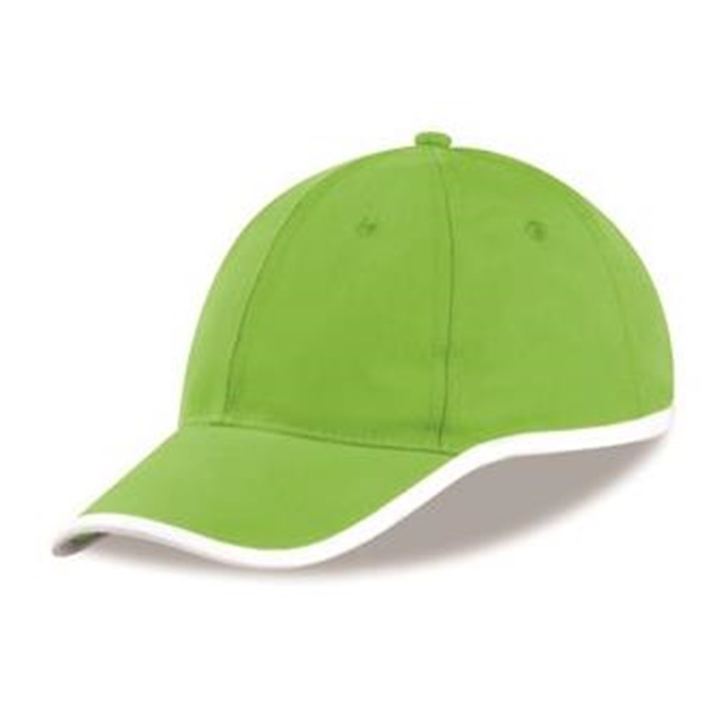 New Jersey Cap - 6 Panel - Lime New Jersey Cap - 6 Panel - Lime - Image 1