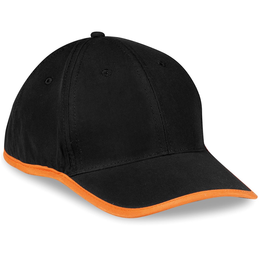 Soho Cap - 6 Panel - Orange Soho Cap - 6 Panel - Orange - Image 1