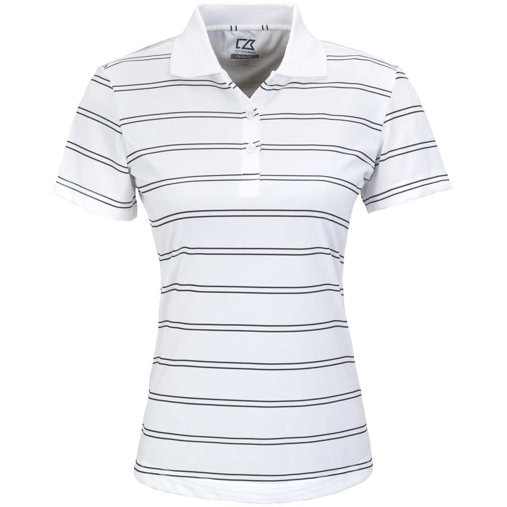Ladies Hawthorne Golf Shirt - White Ladies Hawthorne Golf Shirt - White - Image 1