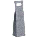 Hoppla Velto RPET Felt Single Wine Bottle Carrier - Image 4