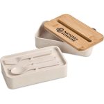 Okiyo Dura Wheat Straw & Bamboo Lunch Box Set - Image 8