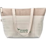 Okiyo Arshi Cotton & Jute 12 Can Lunch Cooler - Image 2