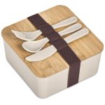 Okiyo Wani Wheat Straw & Bamboo Lunch Box - Image 5