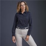 Ladies Long Sleeve Alex Varga Opus Stretch Shirt - Image 3