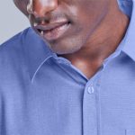 Mens Short Sleeve Oxford Shirt - Image 4