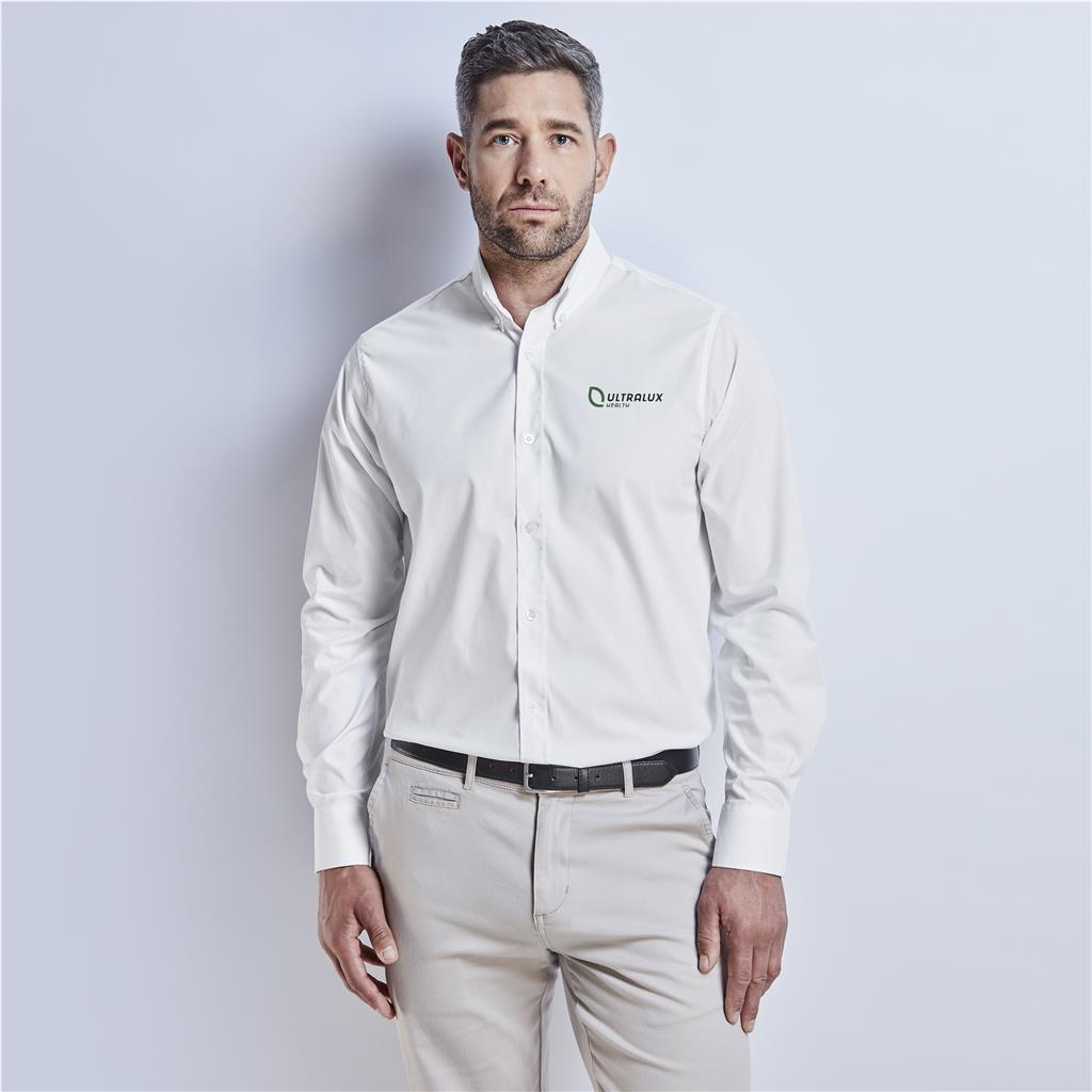 Mens Long Sleeve Sheffield Stretch Shirt Mens Long Sleeve Sheffield Stretch Shirt - Image 1