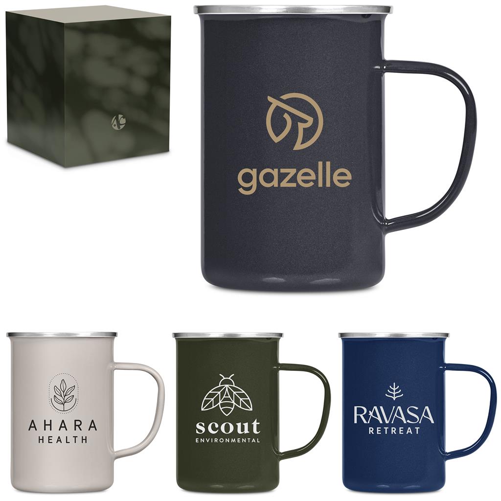 Andy Cartwright Satara Enamel Coffee Mug – 600ml Andy Cartwright Satara Enamel Coffee Mug – 600ml - Image 1