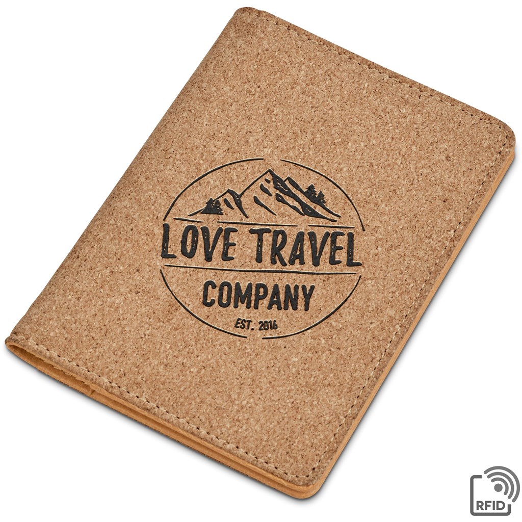 Okiyo Bouken Cork Passport Holder Okiyo Bouken Cork Passport Holder - Image 1