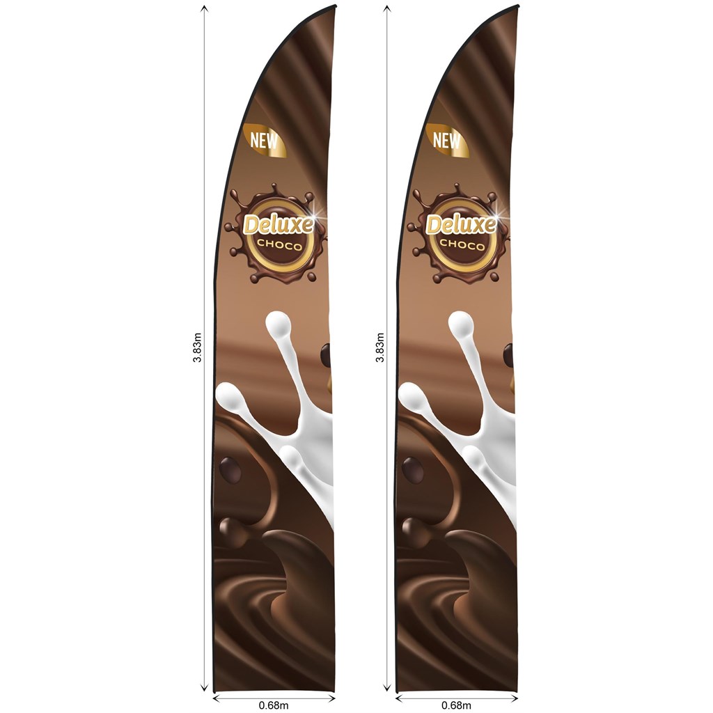 Legend 3m Sublimated Arcfin Flying Banner Skin - Set Of 2 (Excludes Hardware) Legend 3m Sublimated Arcfin Flying Banner Skin - Set Of 2 (Excludes Hardware) - Image 1