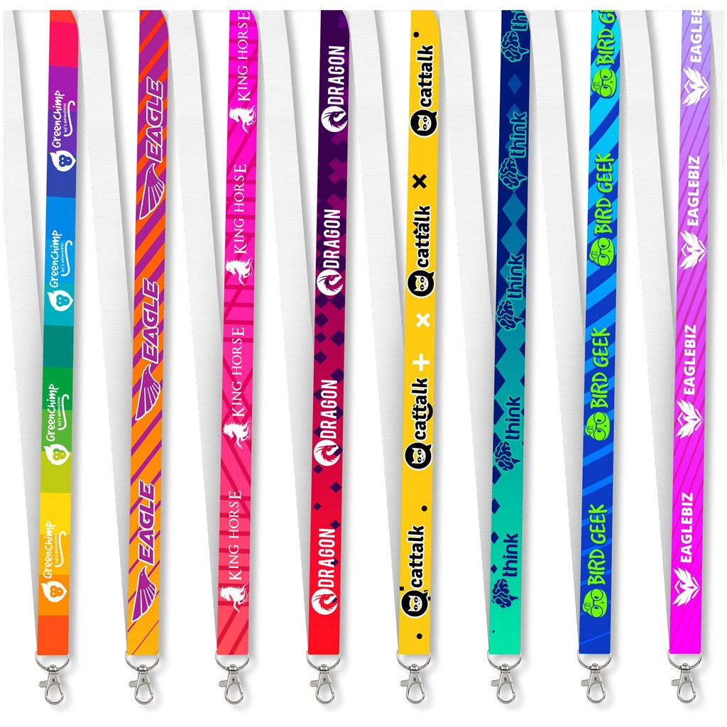 Altitude Snap Hook Clip Single-Sided Sublimation Petersham Lanyard Altitude Snap Hook Clip Single-Sided Sublimation Petersham Lanyard - Image 1