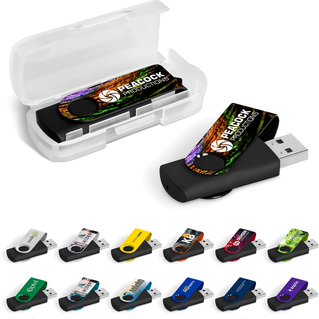 Axis Gyro Black Flash Drive - 32GB Axis Gyro Black Flash Drive - 32GB - Image 1