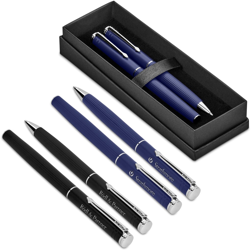 Alex Varga Mollino Ball Pen & Rollerball Set Alex Varga Mollino Ball Pen & Rollerball Set - Image 1
