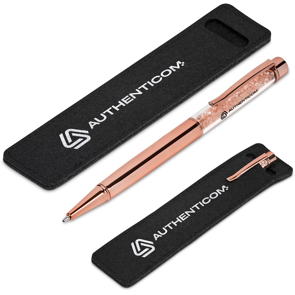 Hailey Ball Pen In Felt Pouch Hailey Ball Pen In Felt Pouch - Image 1