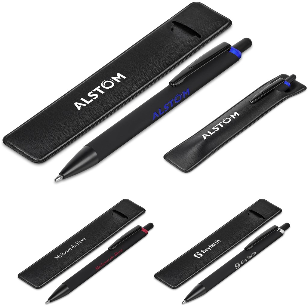 Shine Through Ball Pen In Pouch Shine Through Ball Pen In Pouch - Image 1