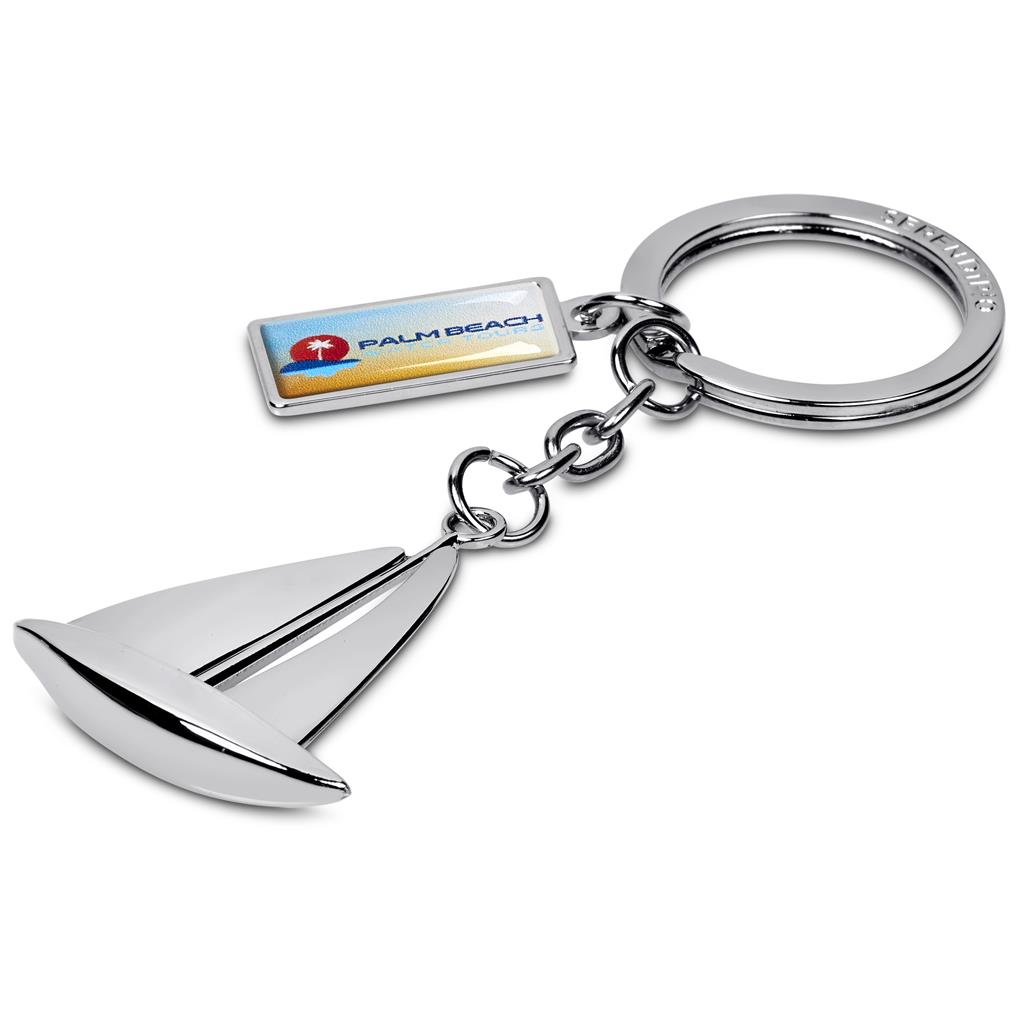Serendipio Sailboat Charmed Keyholder Serendipio Sailboat Charmed Keyholder - Image 1