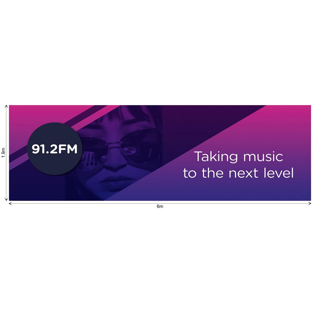 Ovation Sublimated Gazebo 6m X 3m - Long Side Full-Wall (Excludes Hardware) Ovation Sublimated Gazebo 6m X 3m - Long Side Full-Wall (Excludes Hardware) - Image 1