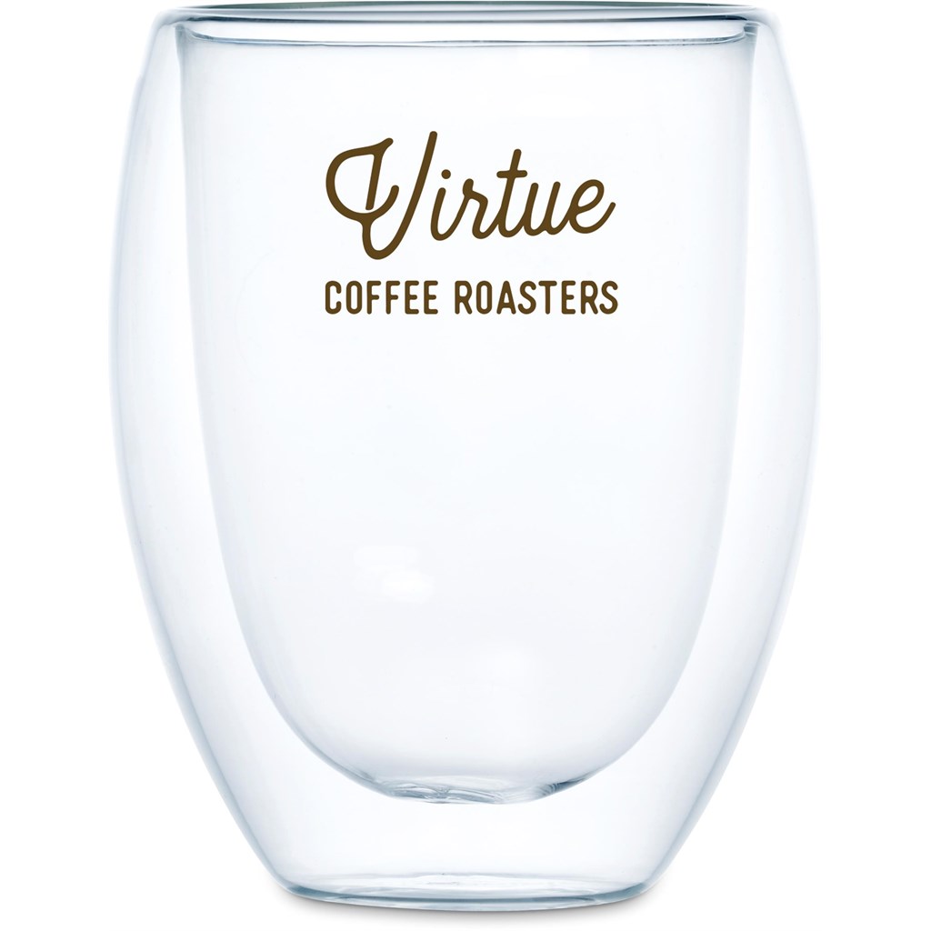 Serendipio Lorenzo Glass Double-Wall Cup - 350ml Serendipio Lorenzo Glass Double-Wall Cup - 350ml - Image 1