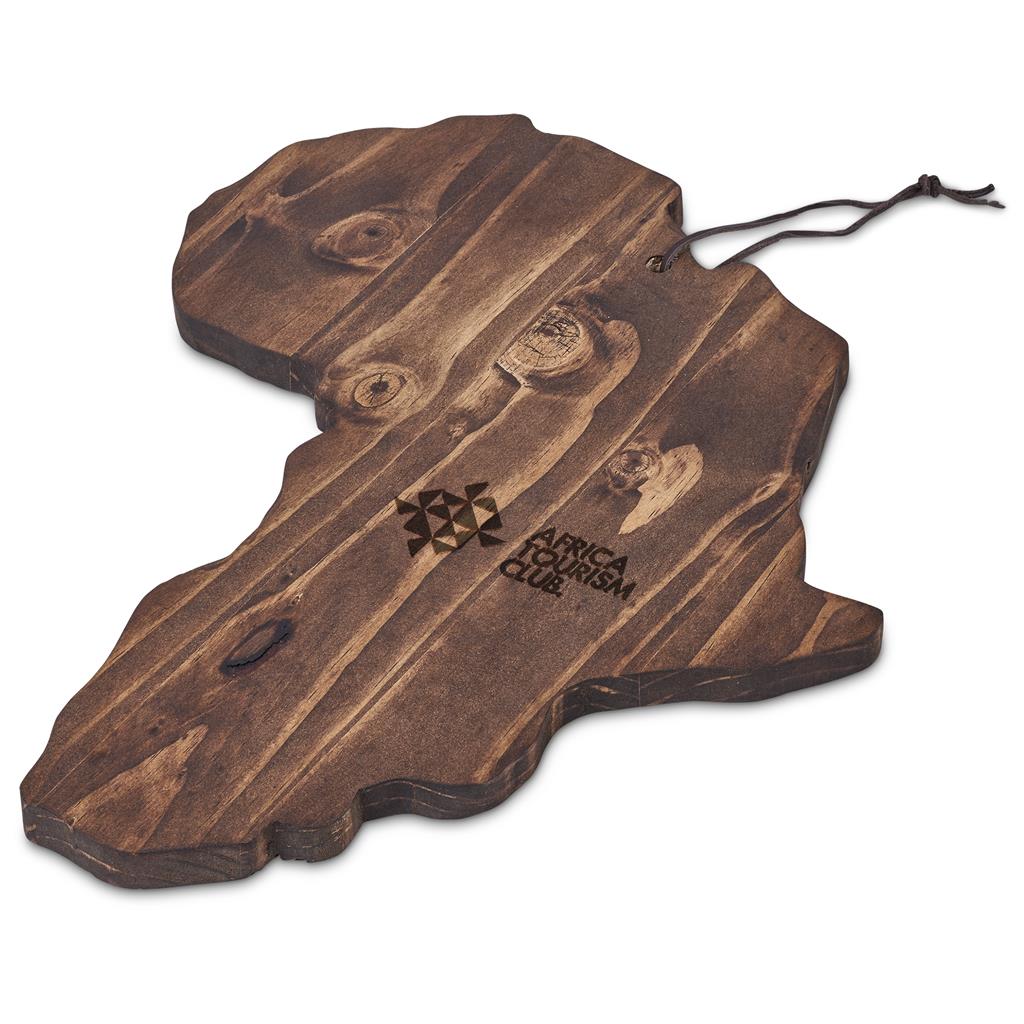 Serendipio African Shaped Wooden Serving Board Serendipio African Shaped Wooden Serving Board - Image 1