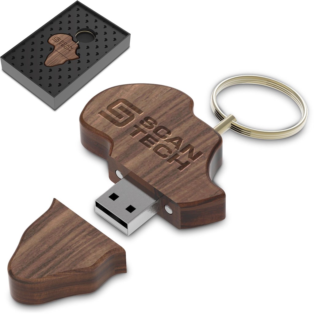 Andy Cartwright Afrique Flash Drive Keyholder - 16GB Andy Cartwright Afrique Flash Drive Keyholder - 16GB - Image 1