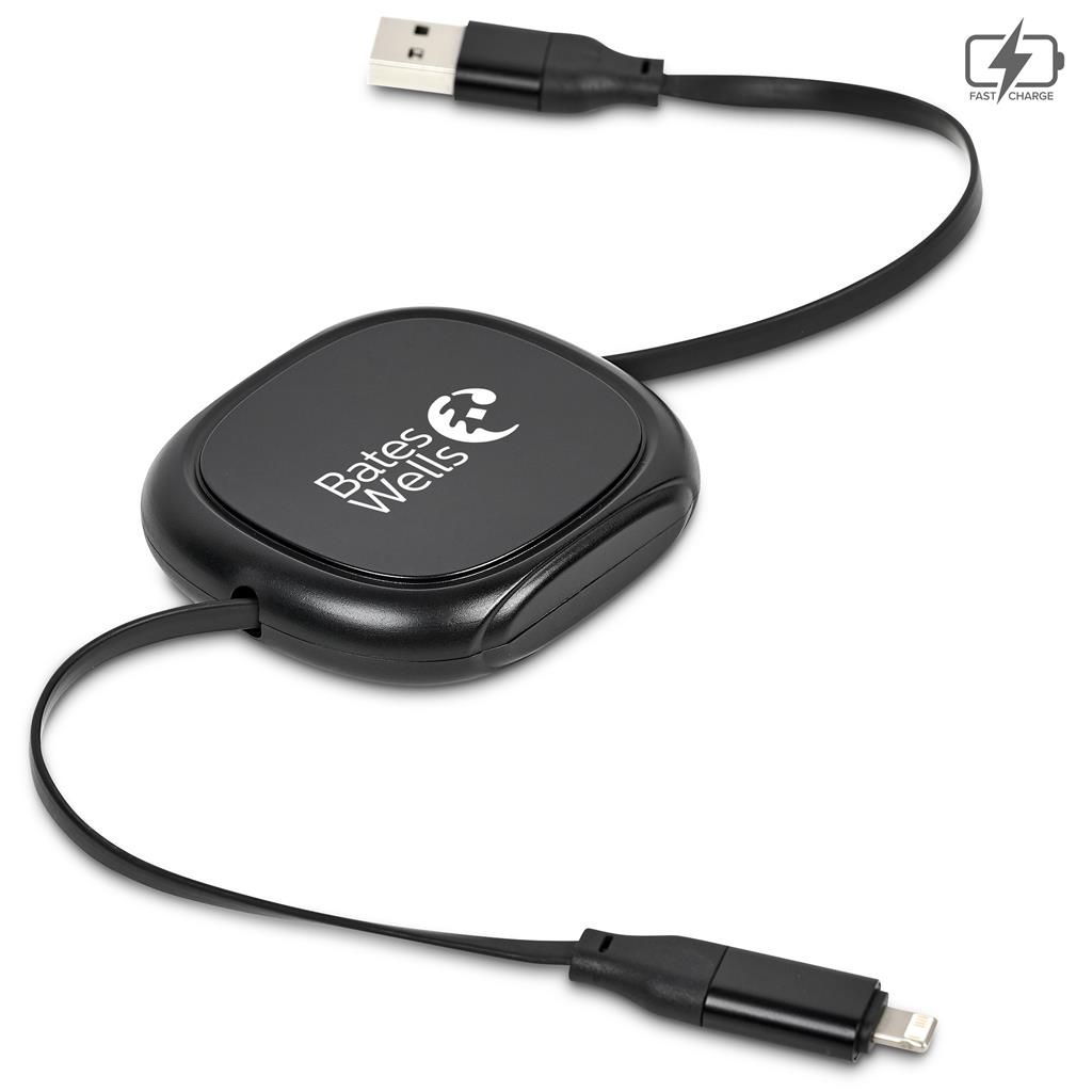 Altitude Balanko 4-in-1 Retractable Fast Charge 60W Cable Altitude Balanko 4-in-1 Retractable Fast Charge 60W Cable - Image 1