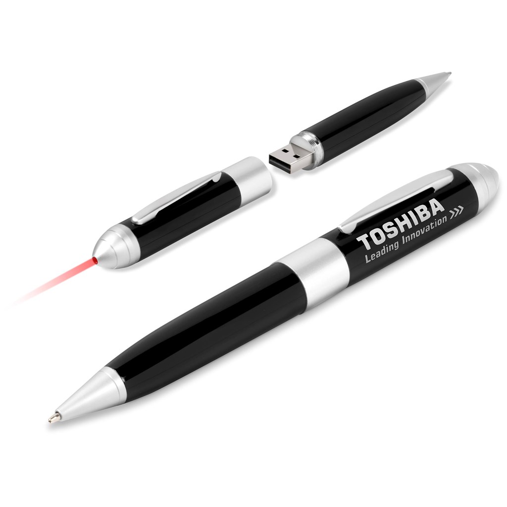 Kilobyte Flash Drive Pen & Laser Pointer - 8GB Kilobyte Flash Drive Pen & Laser Pointer - 8GB - Image 1