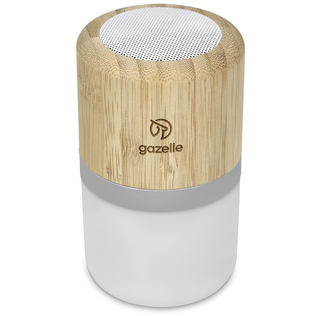 Okiyo Heiwa Bamboo Bluetooth Speaker & Night Light Okiyo Heiwa Bamboo Bluetooth Speaker & Night Light - Image 1