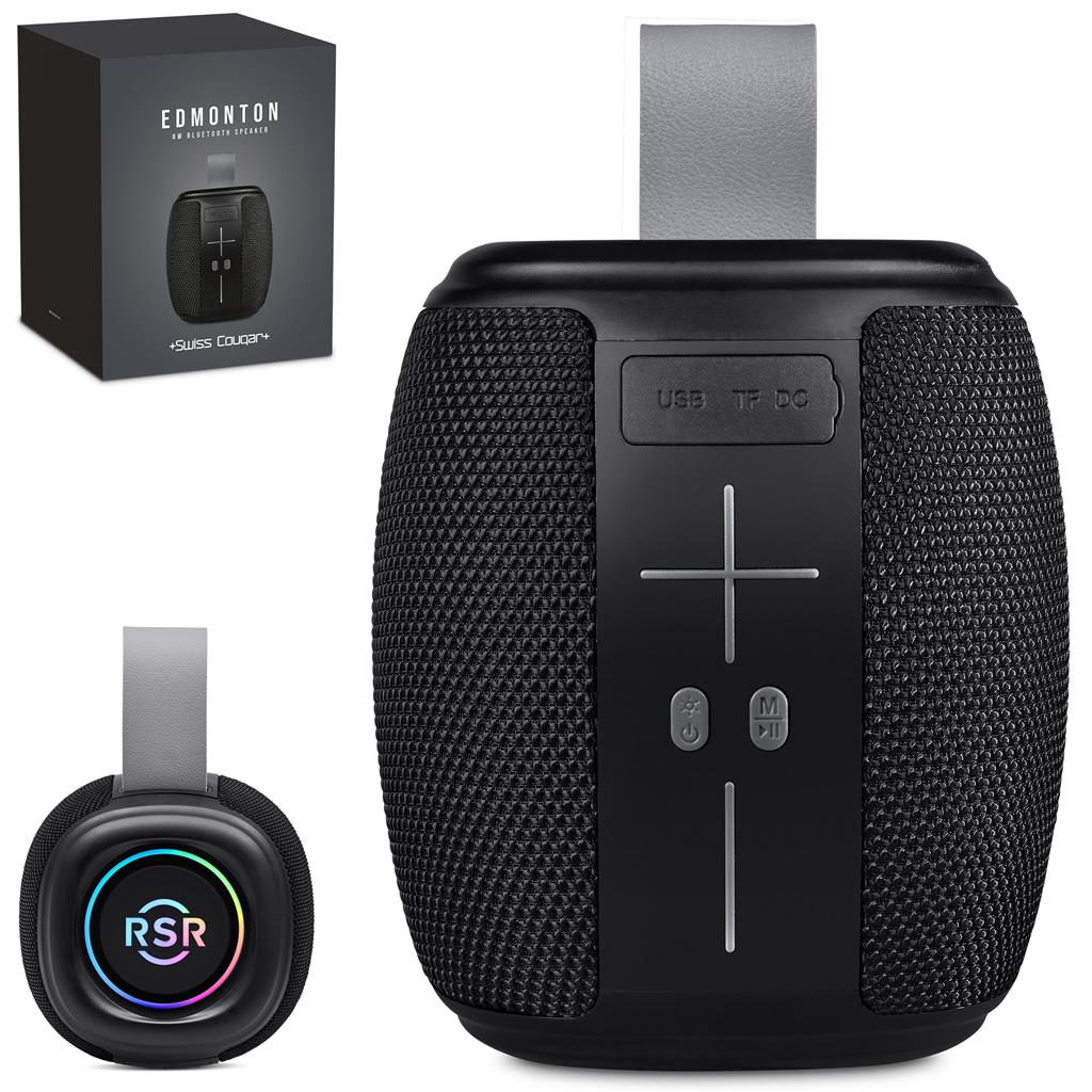 Swiss Cougar Edmonton 8W Bluetooth Speaker Swiss Cougar Edmonton 8W Bluetooth Speaker - Image 1